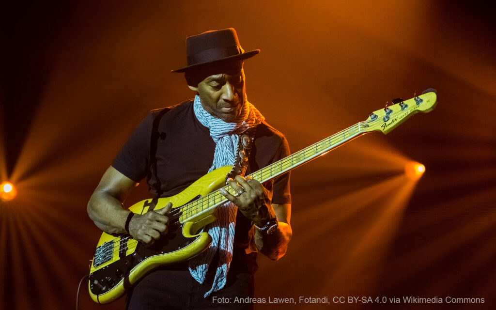 Guy Griffin - 50 top session musicians Marcus Miller at Great British Musicians