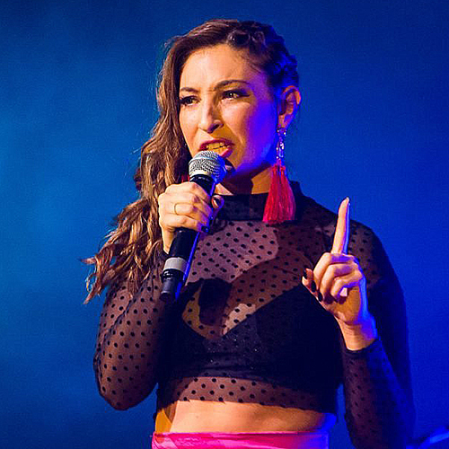 Jess Robinson Britains got talent singer impressionist corporate party book at official agent Great British Musicians